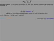 Tablet Screenshot of paul-walsh.net